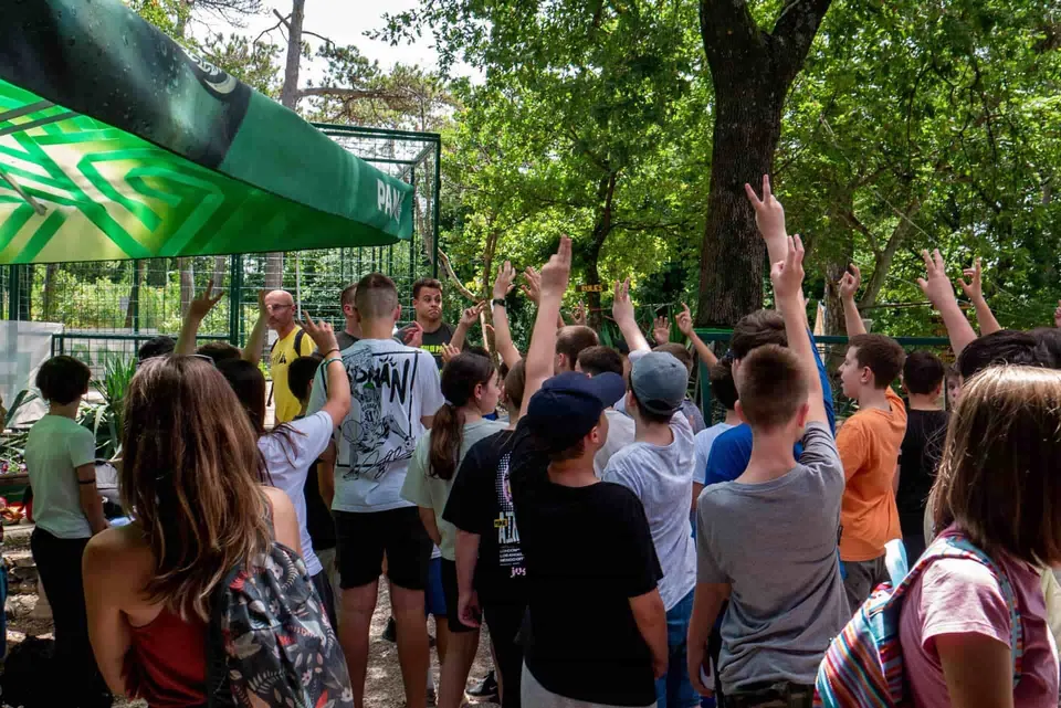 Team building activities for companies at Adrenalin Park Crikvenica